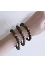 8mm Polychrome Jasper Stretch Bracelet