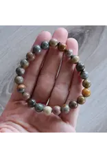 8mm Polychrome Jasper Stretch Bracelet