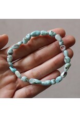 Larimar Nugget Stretch Bracelet