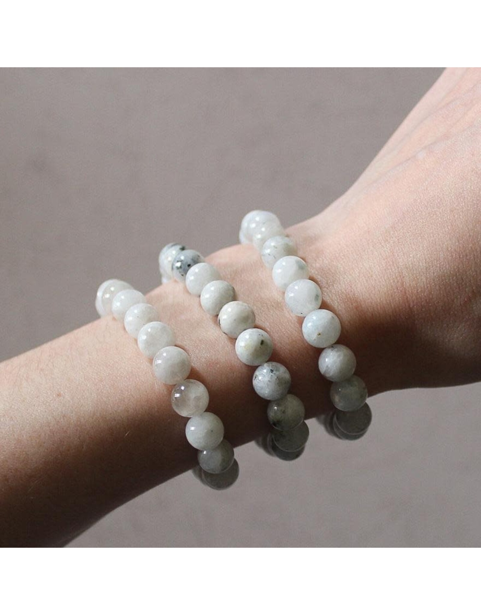 8mm Moonstone Stretch Bracelet