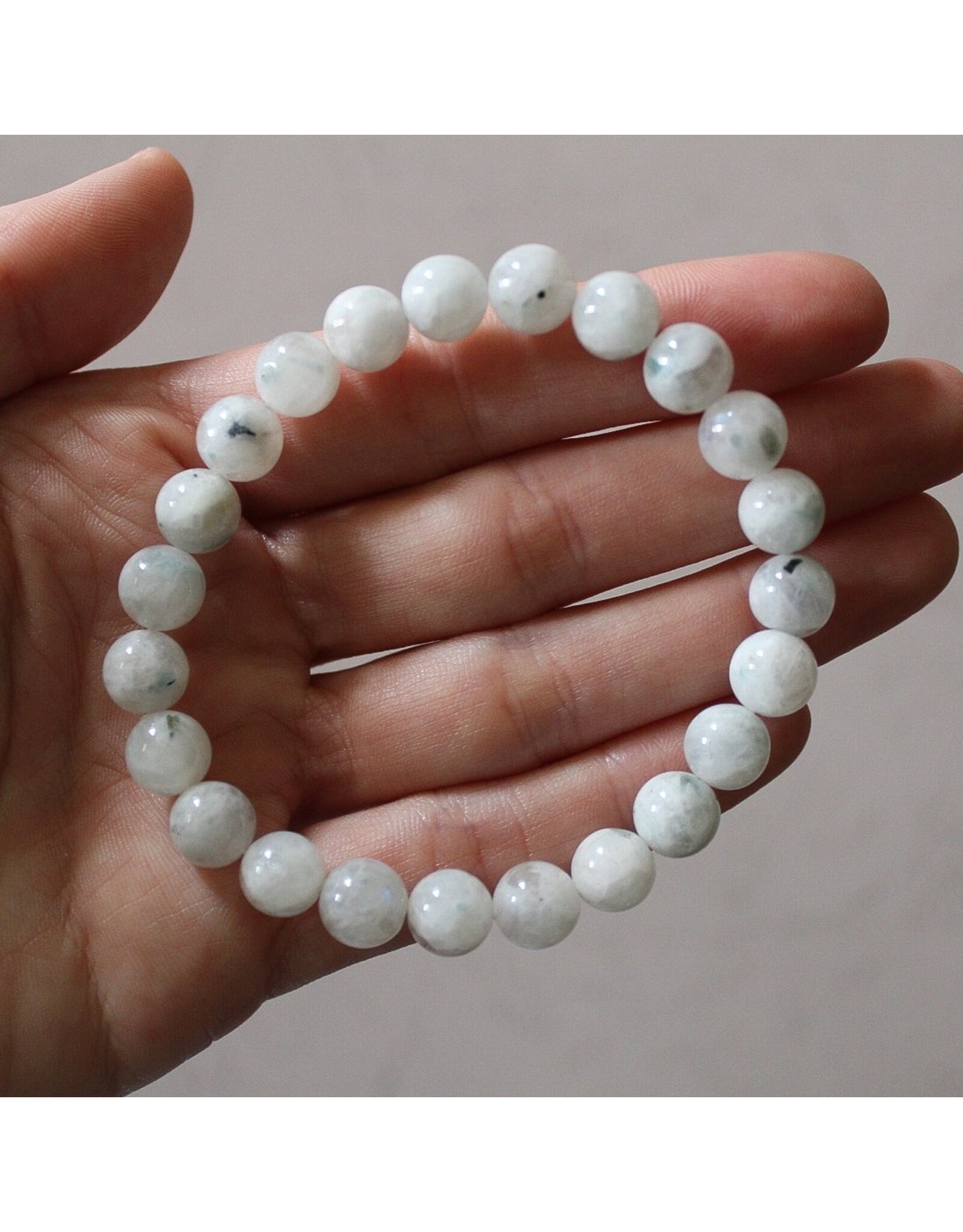 8mm Moonstone Stretch Bracelet