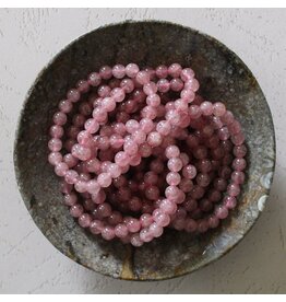 8mm Strawberry Quartz  Stretch Bracelet