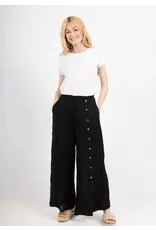 La Maison Front Button Linen Pants