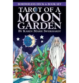 US Games Tarot of a Moon Garden Borderless Deck & Book Set