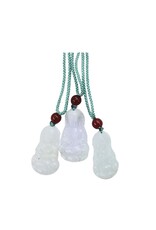 Earth's Elements Jade Kwan Yin Necklace