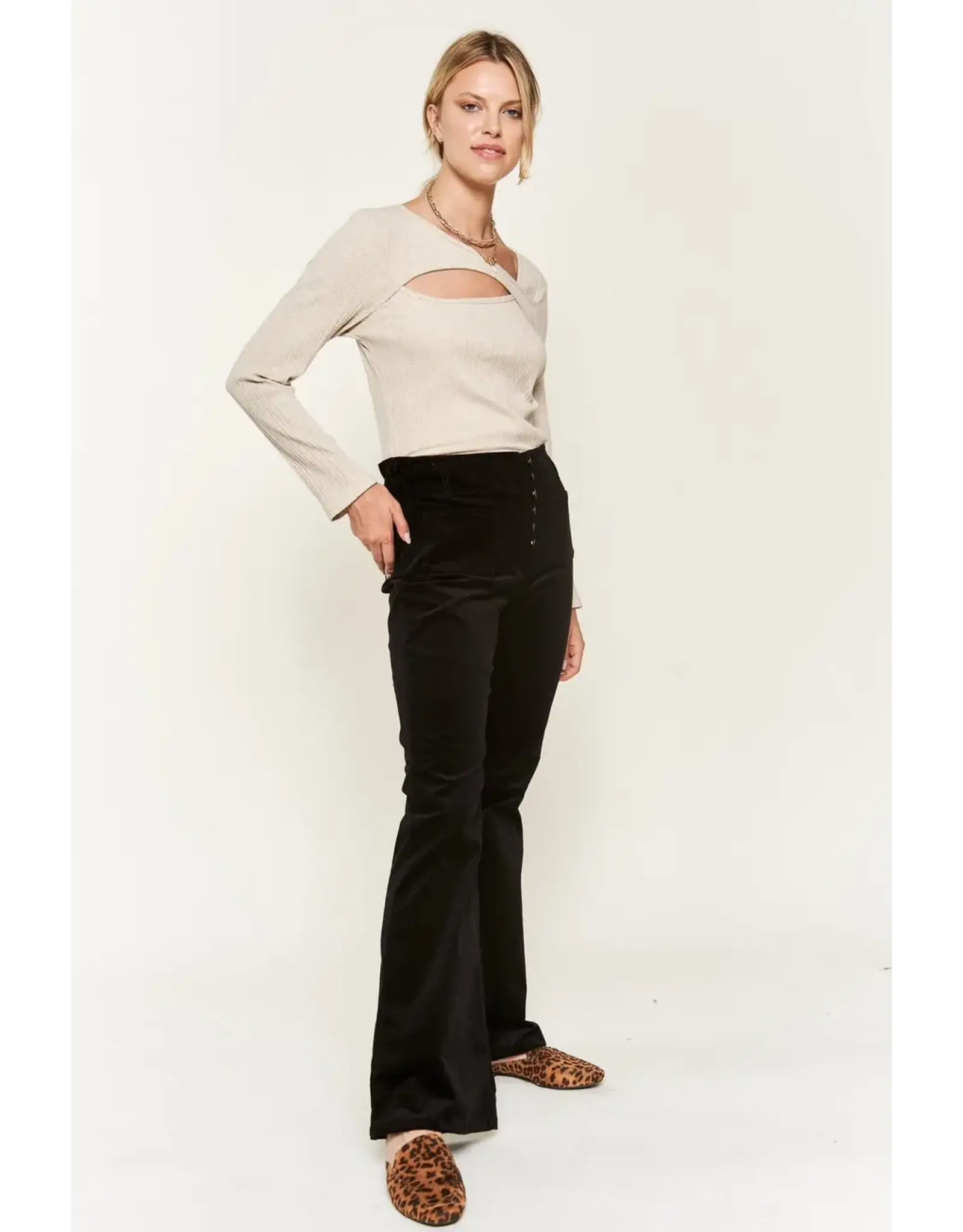 Jade by Jane Corduroy Flare Pants