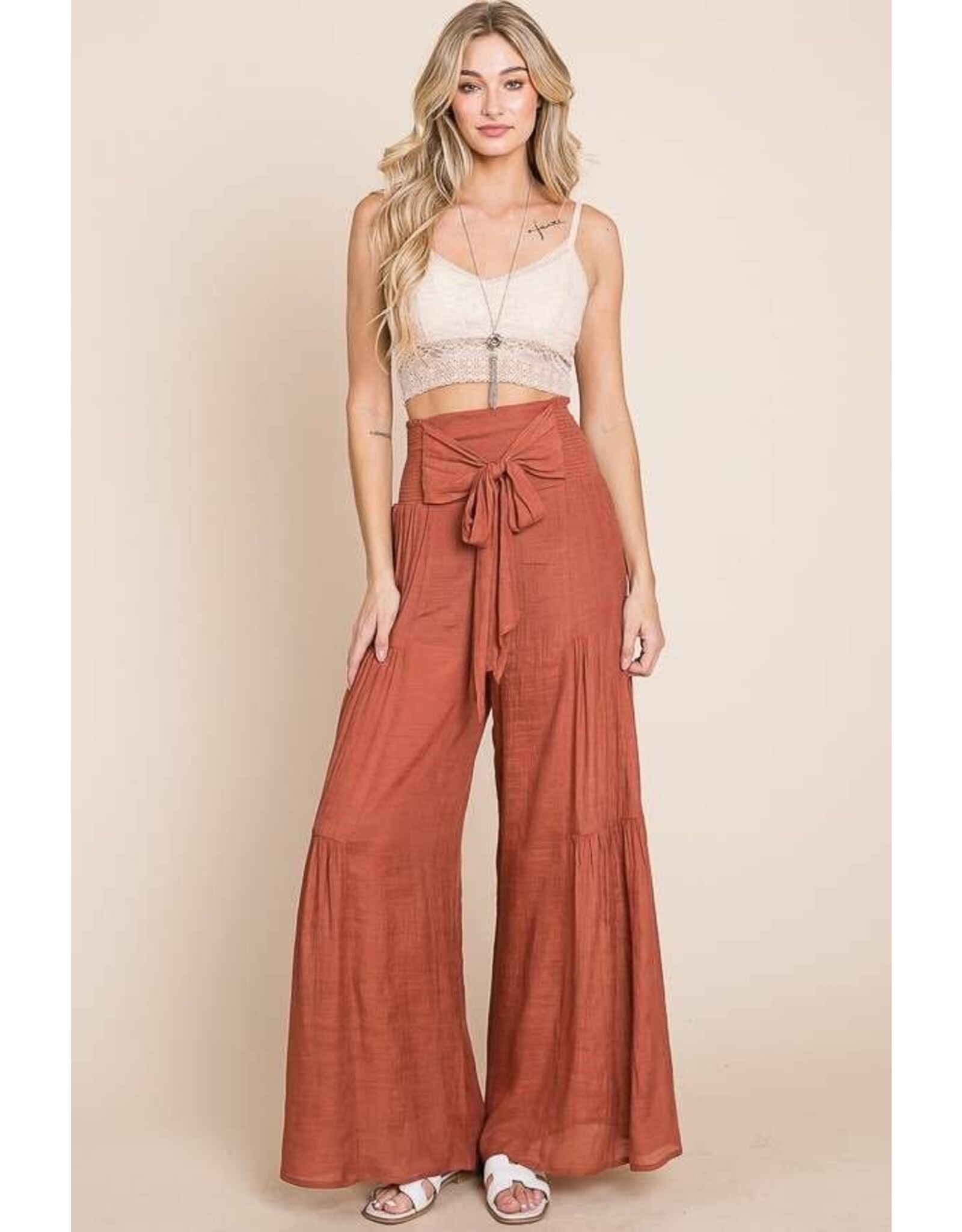 Jade by Jane Tie Front Smock Pants
