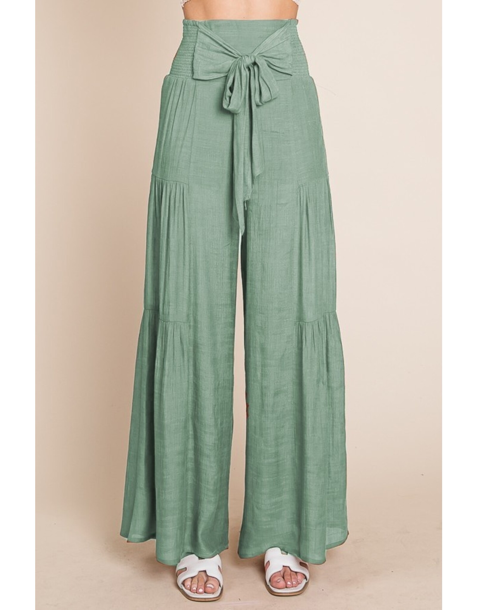 Jade by Jane Tie Front Smock Pants