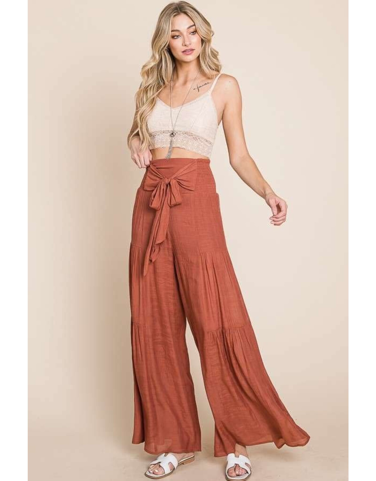 Jade by Jane Tie Front Smock Pants