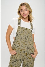 SM Wardrobe Bird Floral Overalls