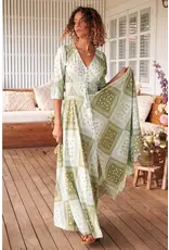 Jaase Print Front Button Maxi