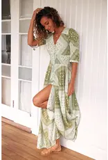 Jaase Print Front Button Maxi