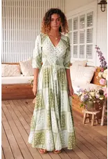 Jaase Print Front Button Maxi