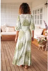 Jaase Print Front Button Maxi