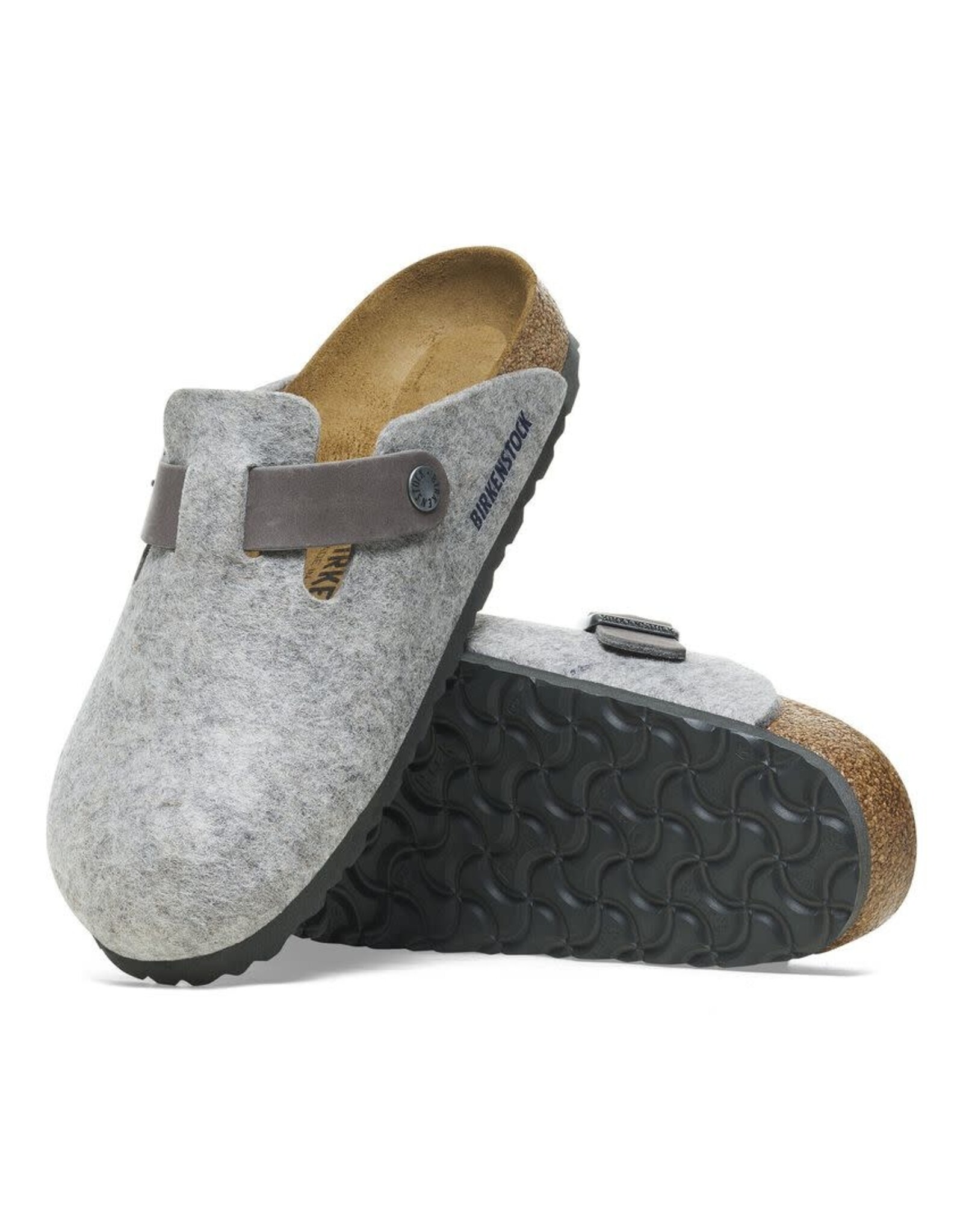 Birkenstock Boston Felt/Leather Clog