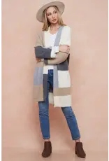 BNS Color Block Cardigan