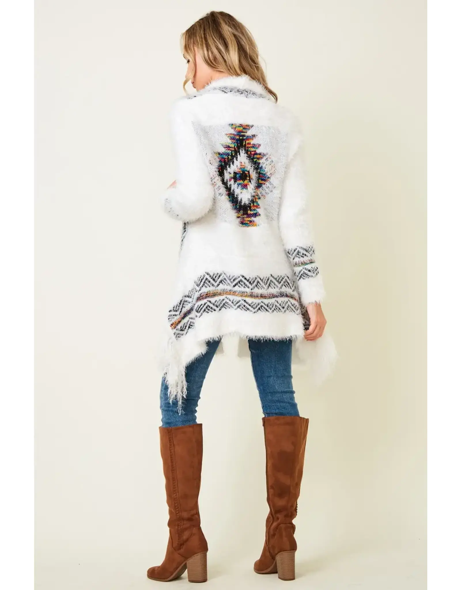 BNS Tribal Print Cardigan