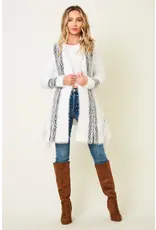 BNS Tribal Print Cardigan