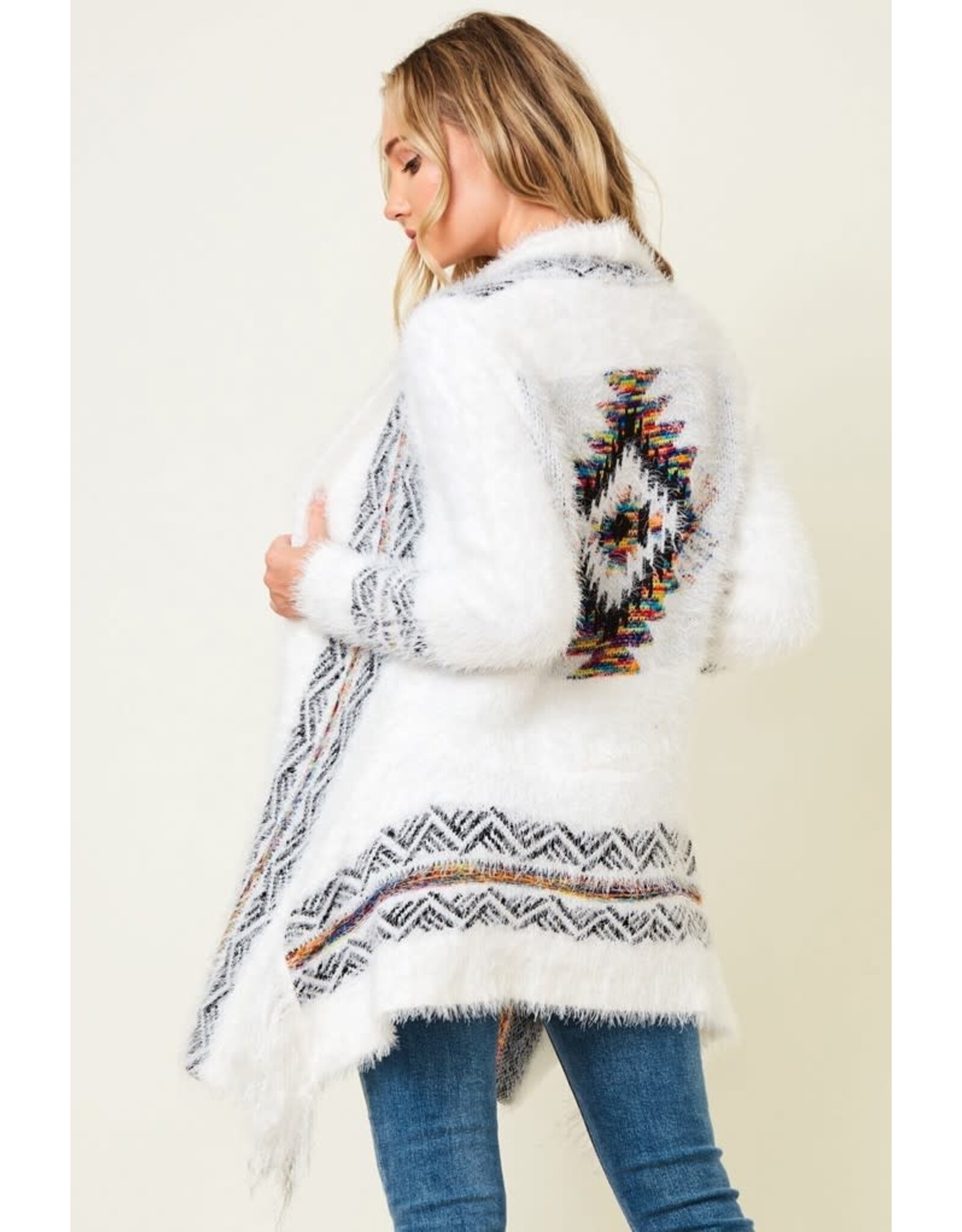 BNS Tribal Print Cardigan
