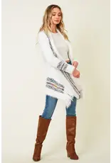 BNS Tribal Print Cardigan