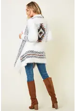 BNS Tribal Print Cardigan