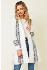 BNS Tribal Print Cardigan