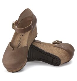 Birkenstock Mary Ring Buckle Leather Shoe