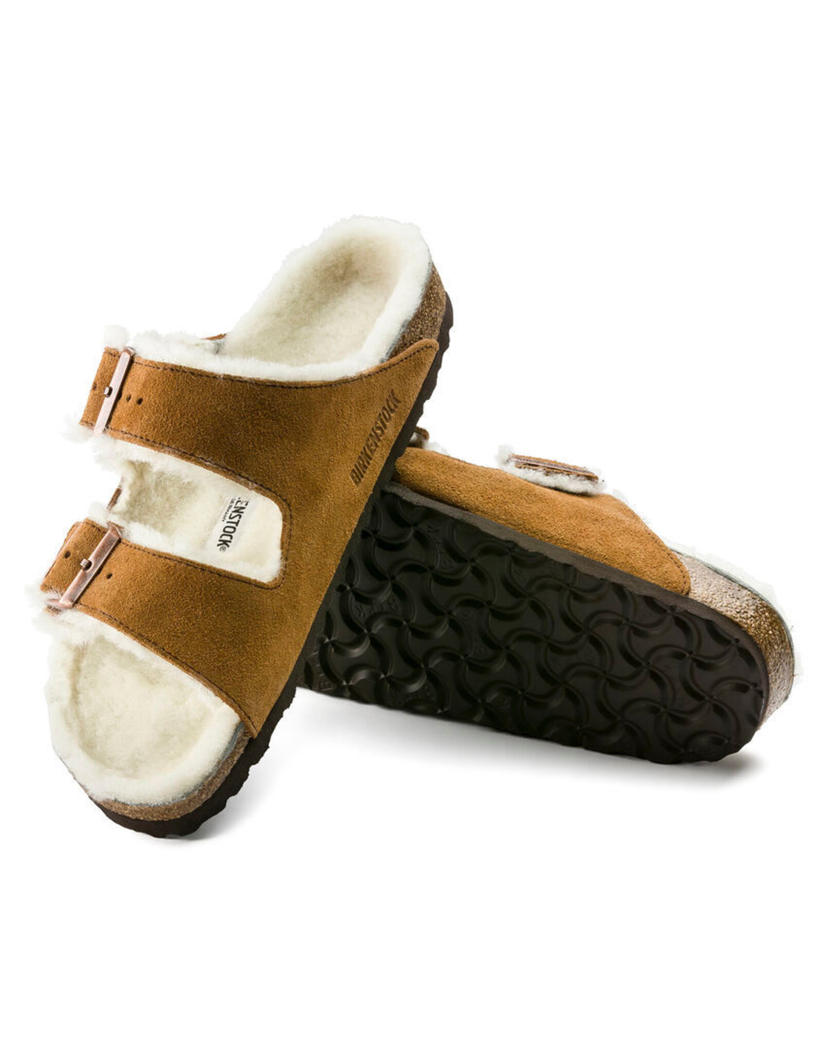 Birkenstock Arizona Suede with Shearling Fur Lining