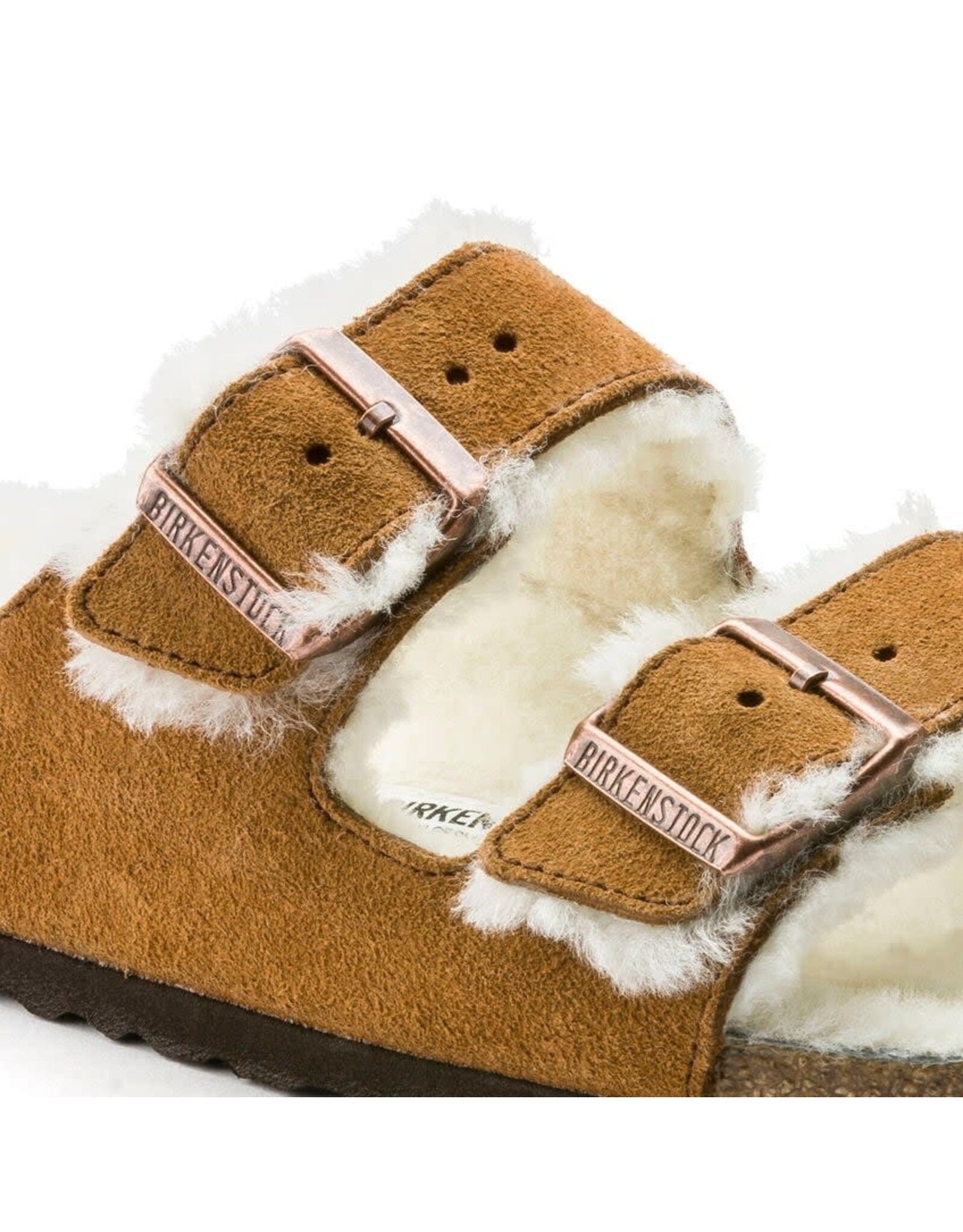 Birkenstock Arizona Suede with Shearling Fur Lining