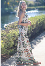 Aakaa Halter Tie Top & Long Pants Set