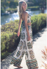 Aakaa Halter Tie Top & Long Pants Set