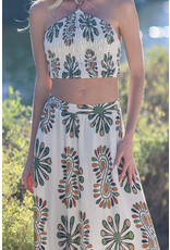 Aakaa Halter Tie Top & Long Pants Set