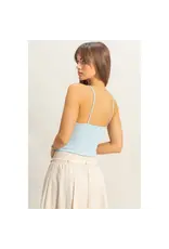 HYFIVE Picot Knit Snug Cami Top HYFIVE Picot Knit Snug Cami Top