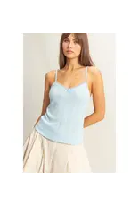 HYFIVE Picot Knit Snug Cami Top HYFIVE Picot Knit Snug Cami Top