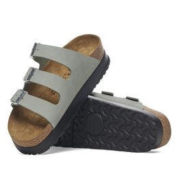 Birkenstock Florida Flex Nubuck Leather Platform Sandal