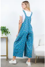 LA Soul Floral Print Overalls