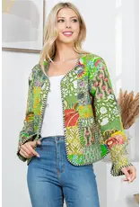 LA Soul Quilted Cotton Patch Jacket