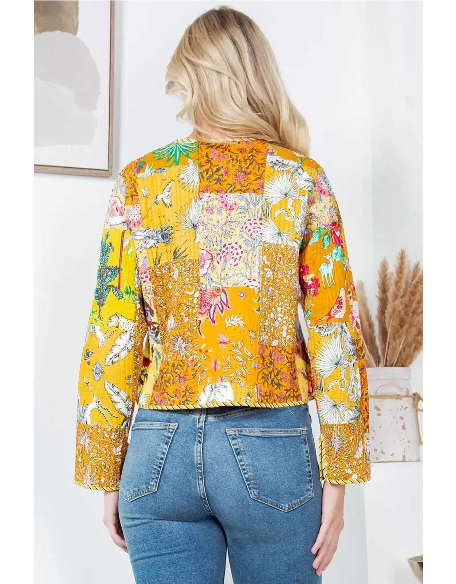 LA Soul Quilted Cotton Patch Jacket