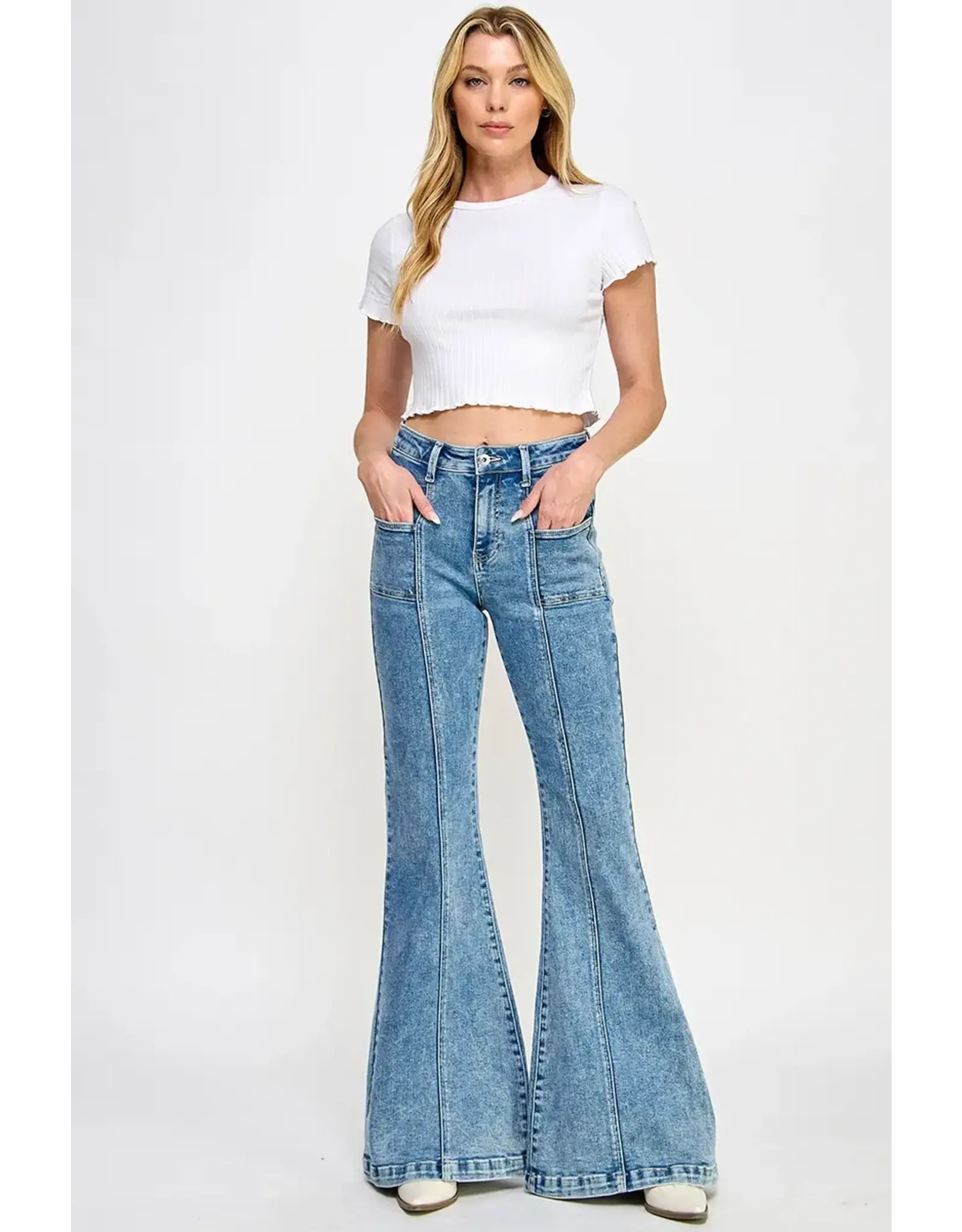Saige Denim High Rise Boot Cut