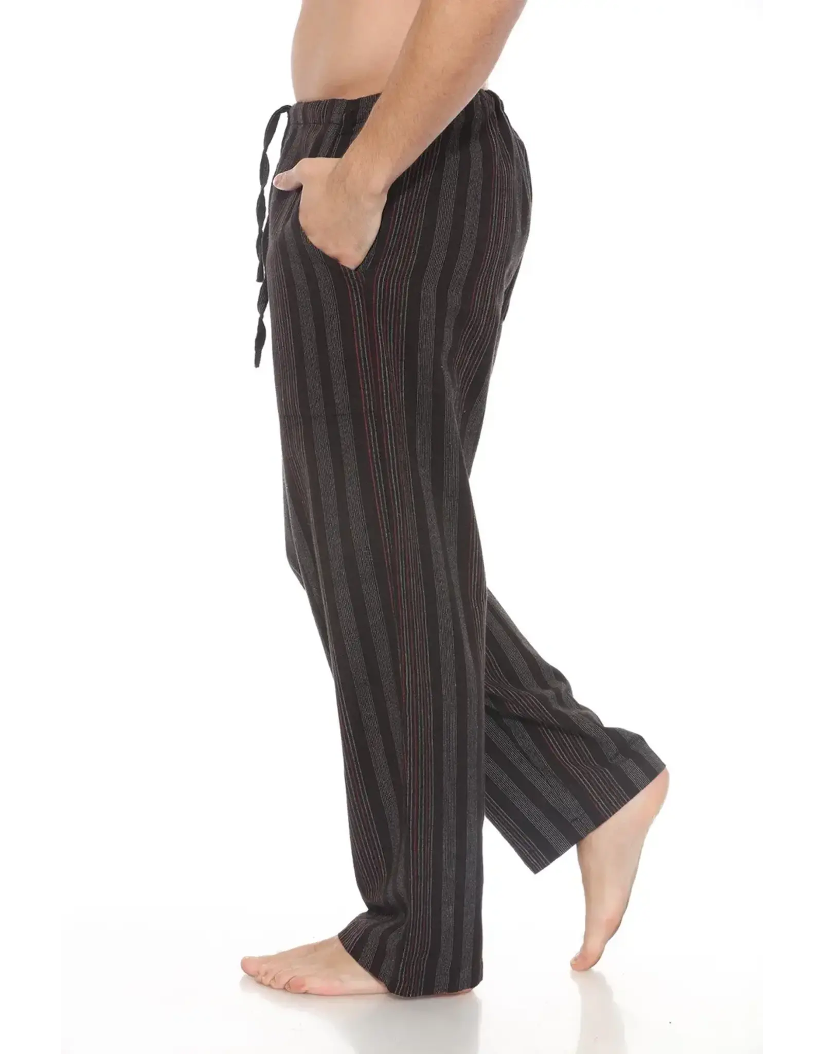 Lakhay's Unisex Drawstring Stripe Pants