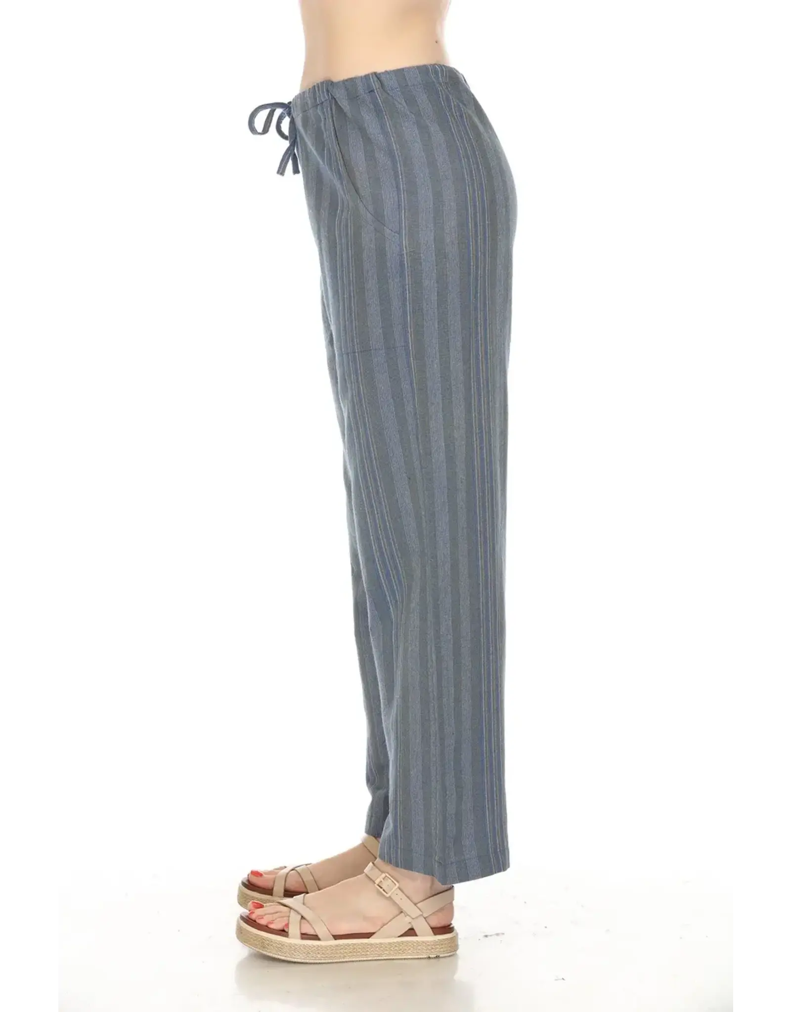 Lakhay's Unisex Drawstring Stripe Pants
