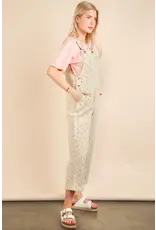Very J Floral Printed Overall Jumpsuit