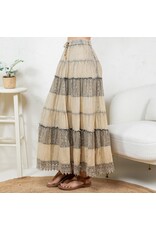 Young Threads 7 Tiered Crinkle Lace Skirt