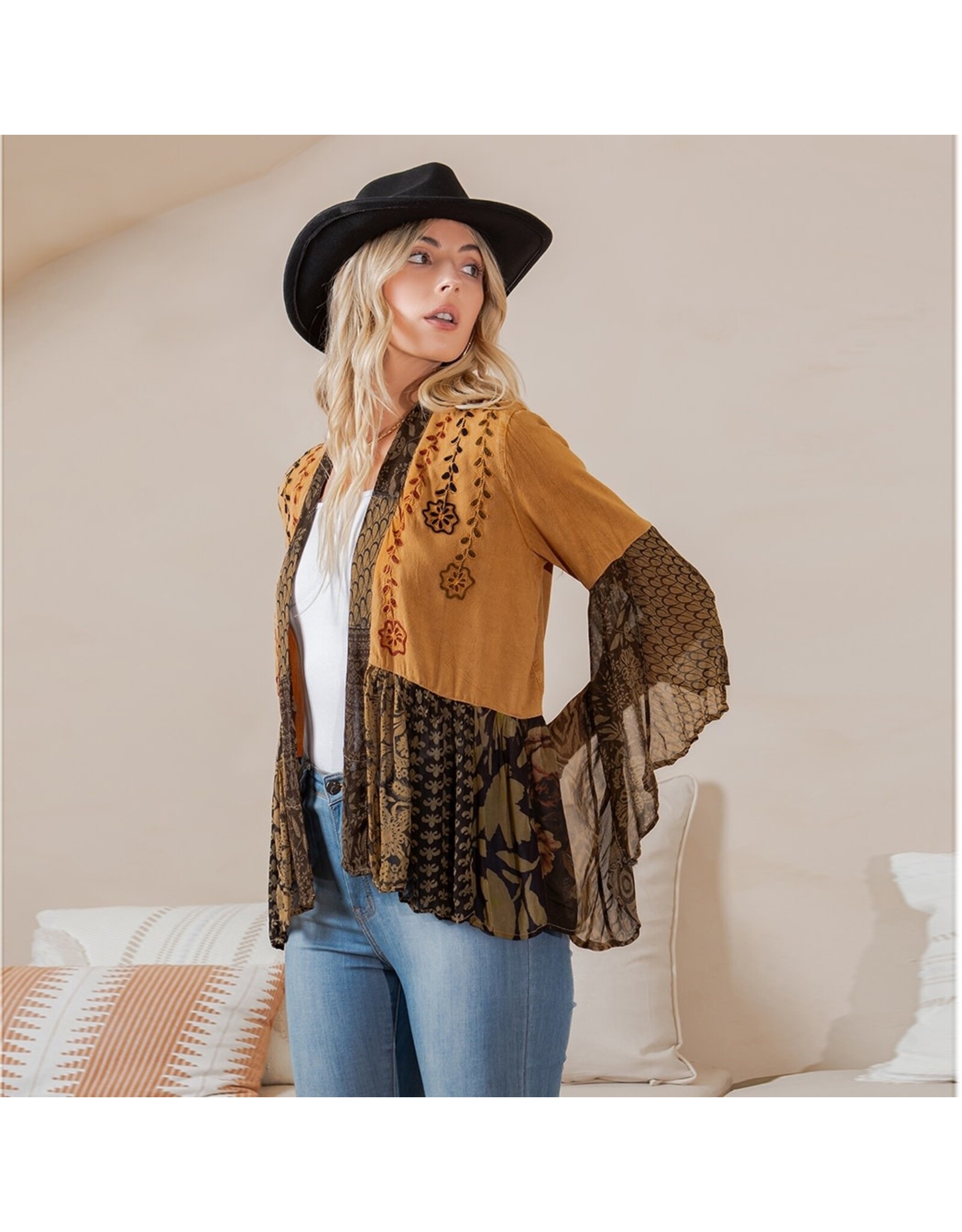 Young Threads Western Kimono Shrug