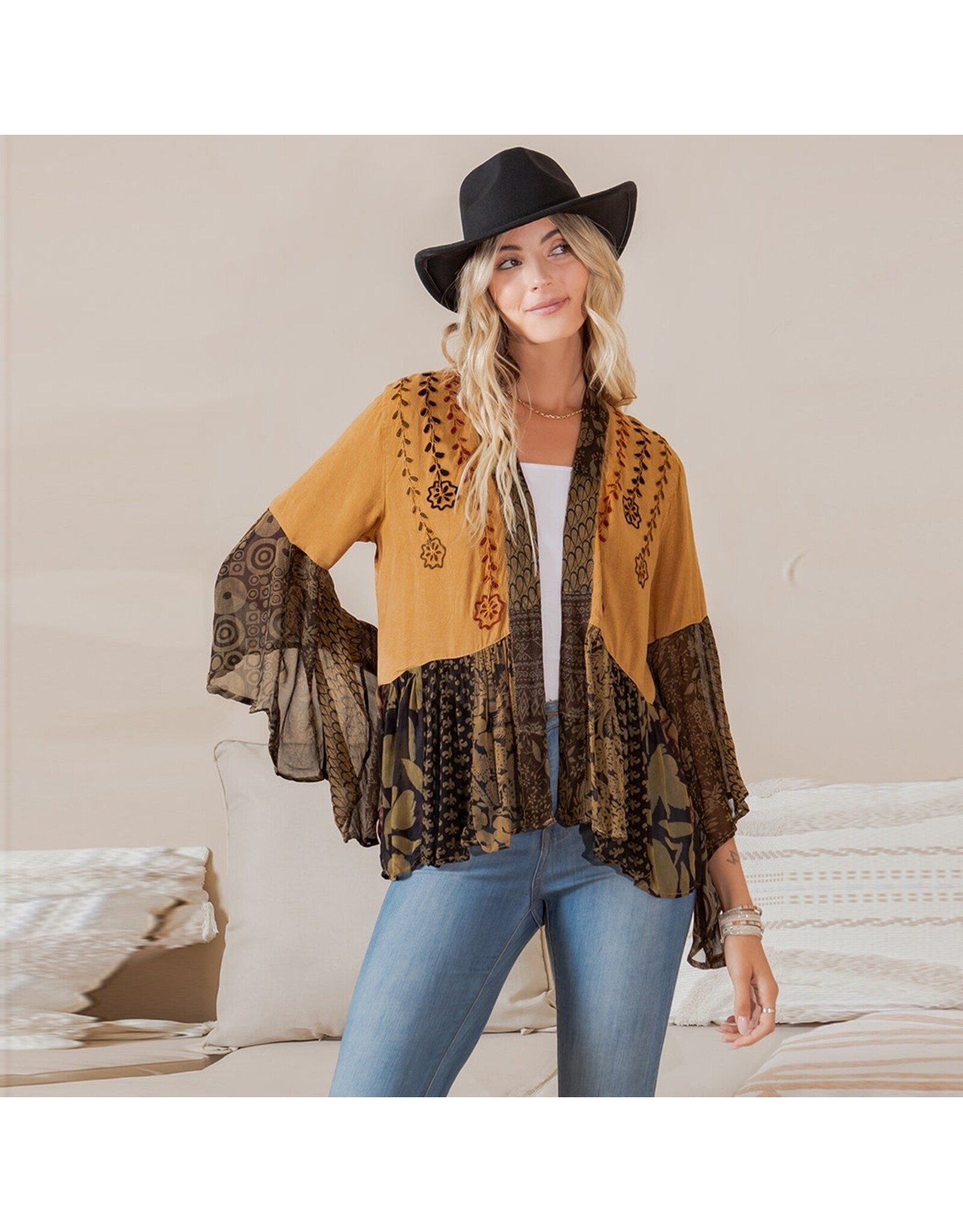 Young Threads Western Kimono Shrug
