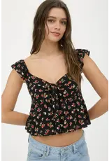 Blu Pepper Floral Crop Top