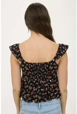 Blu Pepper Floral Crop Top