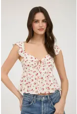 Blu Pepper Floral Crop Top
