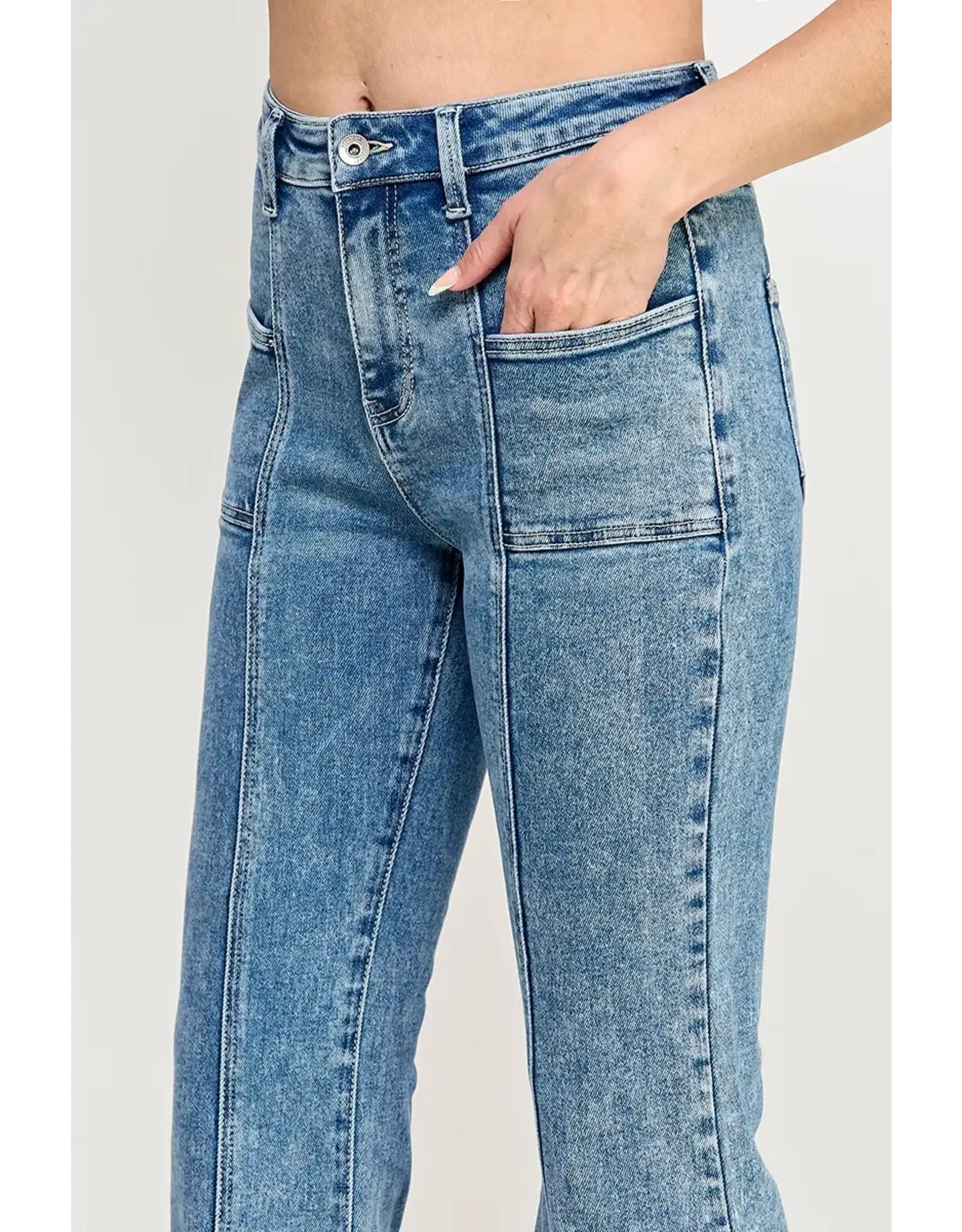 Saige Denim High Rise Boot Cut