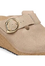 Birkenstock Fanny Ring Buckle Suede Clog